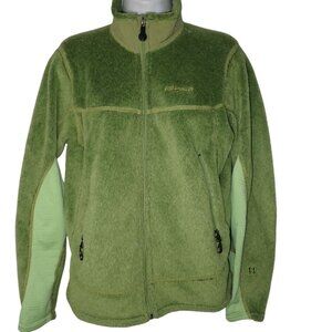 Patagonia R2 Regulator Zip Fleece Polartec Jacket Women M Green Vintage gorpcore